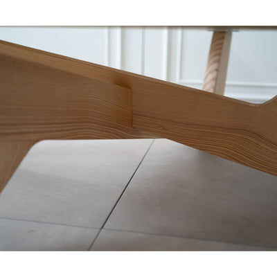 Cross Coffee Table Wood-Top Natural / クロスコーヒーテーブル 木製天板 ナチュラル