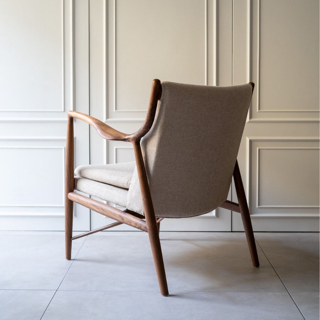 北欧家具/フィンユール イージーチェアnv.45 リプロダクト - 椅子