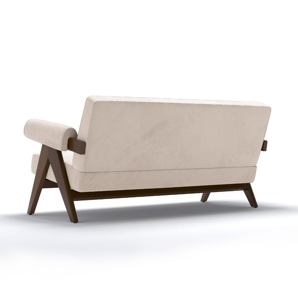 PH322 Arm Sofa Velvet White Ivory / PH322 アームソファ ベルベット生地 ホワイトアイボリー色 ピエール・ジャンヌレ