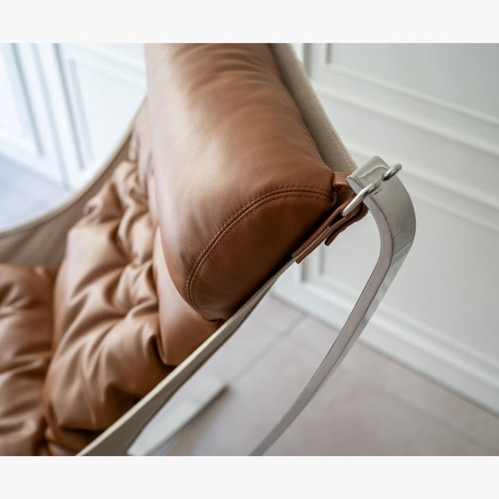 Falcon Chair Oil-Leather Brown / ファルコンチェア オイルレザー