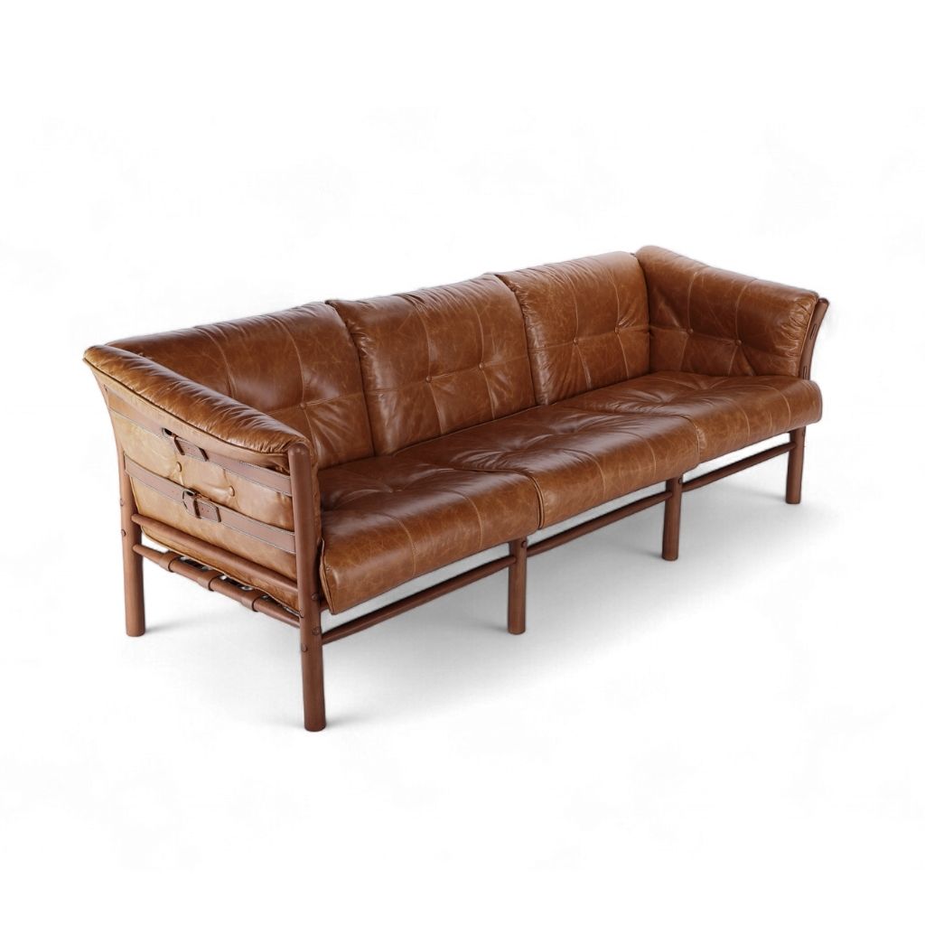 Ilona Armchair Type-A 3Seats Oil-leather / イローナアームチェア タイプA 3シート オイルレザー アルネ・ノレル