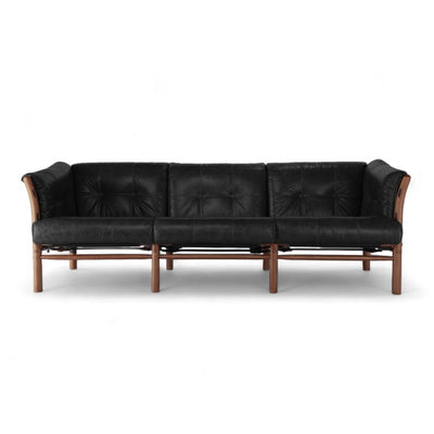 Ilona Armchair Type-A 3Seats Oil-leather Black / イローナアームチェア タイプA 3シート オイルレザー ブラック アルネ・ノレル