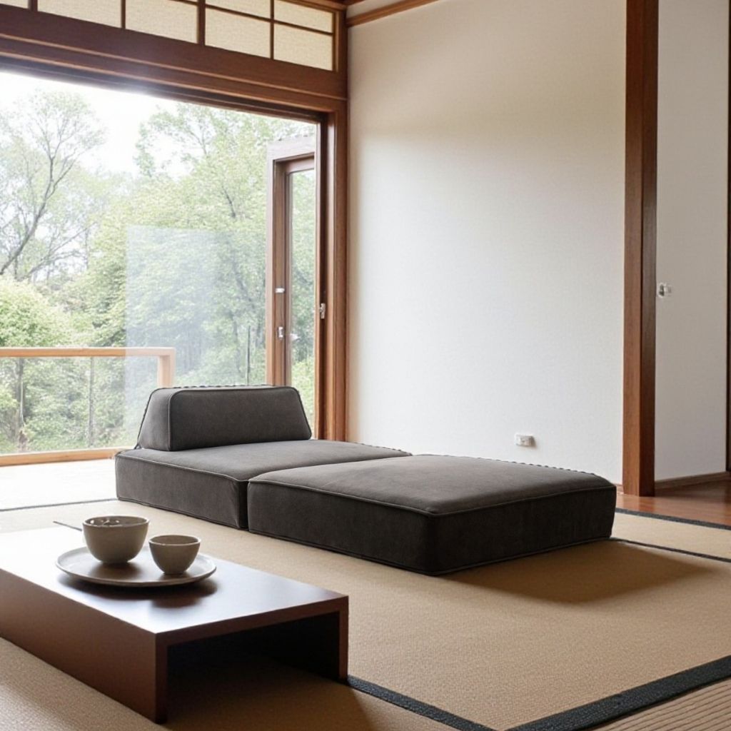 Grida Sofa Low Dark Gray - Back Unit / グリーダソファ ロー 脚なし ダークグレー - 背もたれ付き