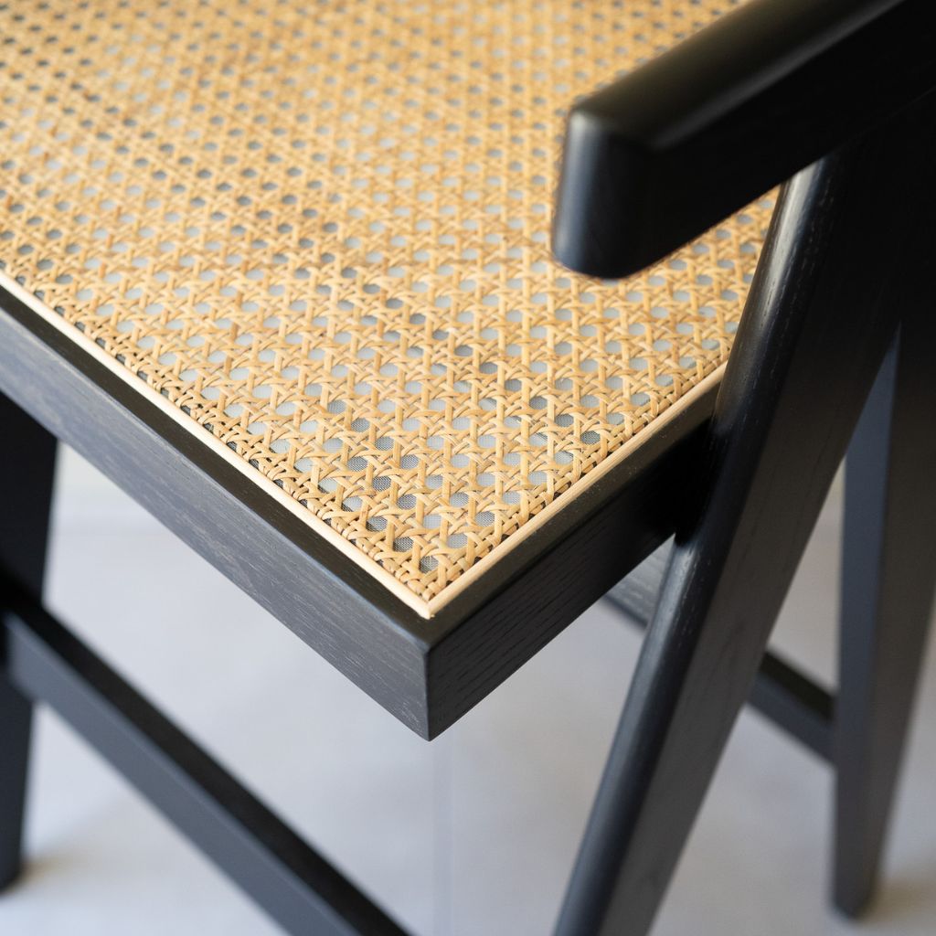 High Rattan Chair Black / ハイラタンチェア ブラック – KuHoN