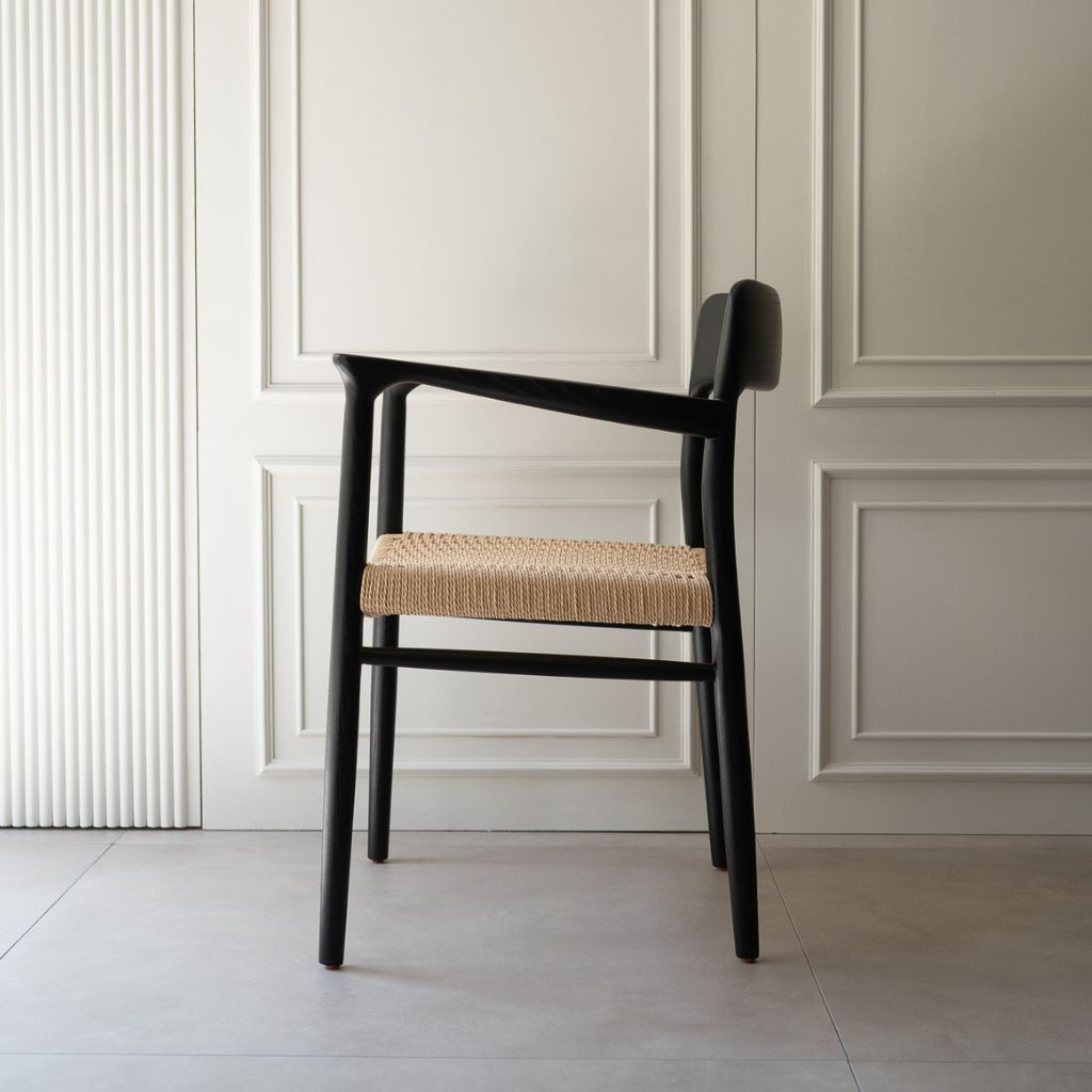 56 Arm Chair Paper Code Black / 56アームチェア ぺーパーコード仕様