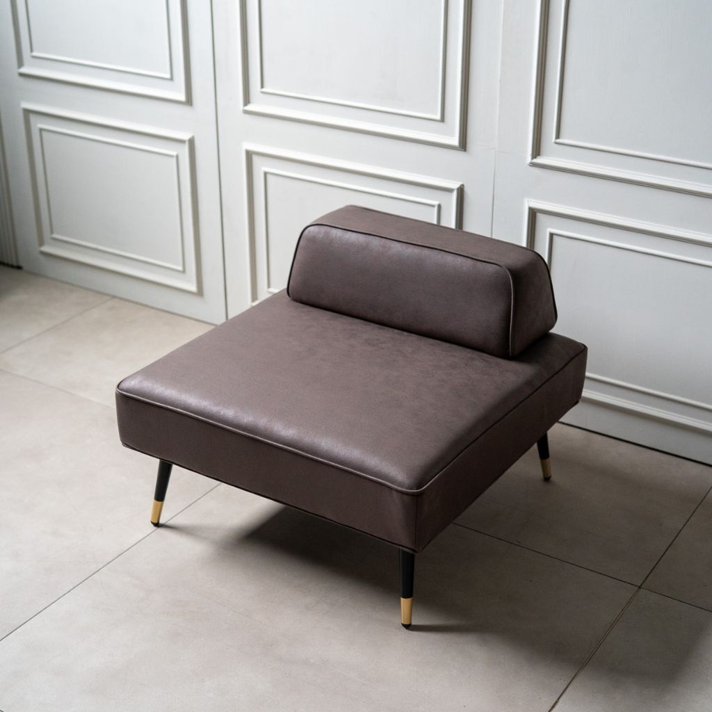 【Outlet】Grida Sofa Brown - Back Unit / 【アウトレット】グリーダソファ ブラウン - 背もたれ付き