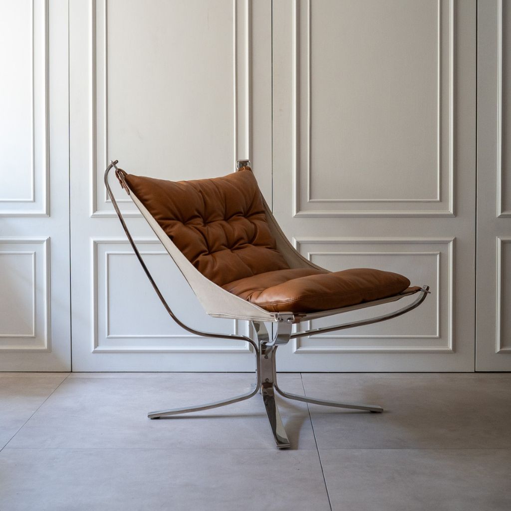 Falcon Chair Low-Type Oil-Leather Set / ファルコンチェア ロー