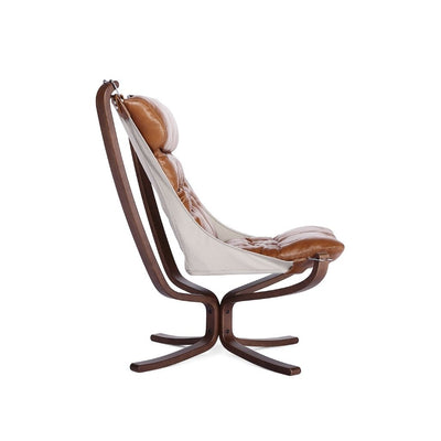 Falcon Chair Wood Frame Oil-Leather / ファルコンチェア ウッドフレーム オイルレザー