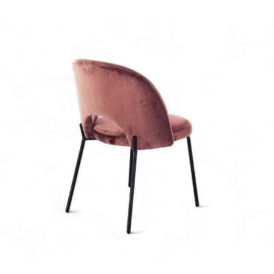 Petal Dining Chair (Black Frame) Dusty Pink / ペタルダイニングチェア（ブラックフレーム） ダスティピンク色