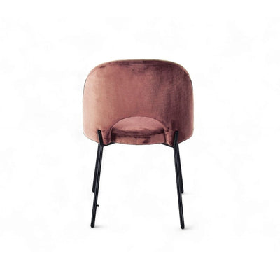 Petal Dining Chair (Black Frame) Dusty Pink / ペタルダイニングチェア（ブラックフレーム） ダスティピンク色