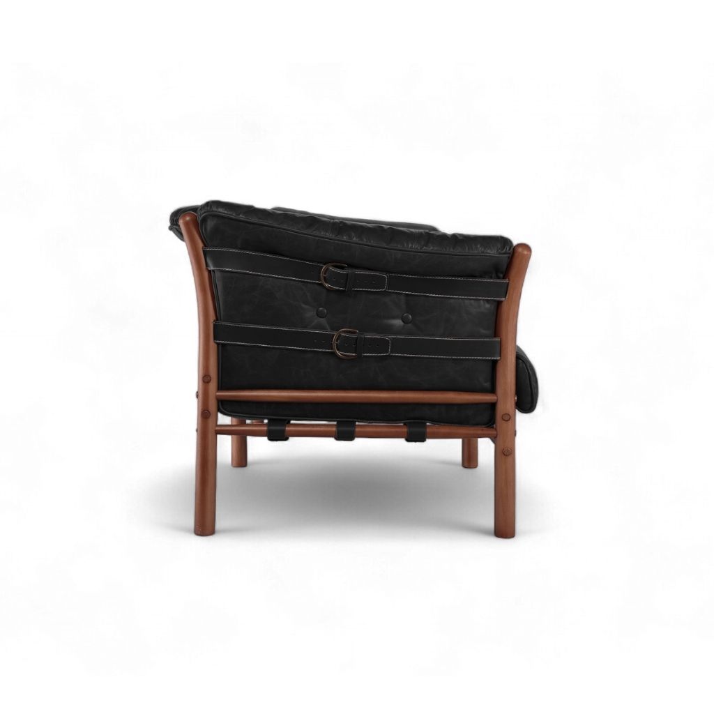 Ilona Armchair Type-A 3Seats Oil-leather Black / イローナアームチェア タイプA 3シート オイルレザー ブラック アルネ・ノレル