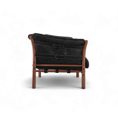 Ilona Armchair Type-A 3Seats Oil-leather Black / イローナアームチェア タイプA 3シート オイルレザー ブラック アルネ・ノレル