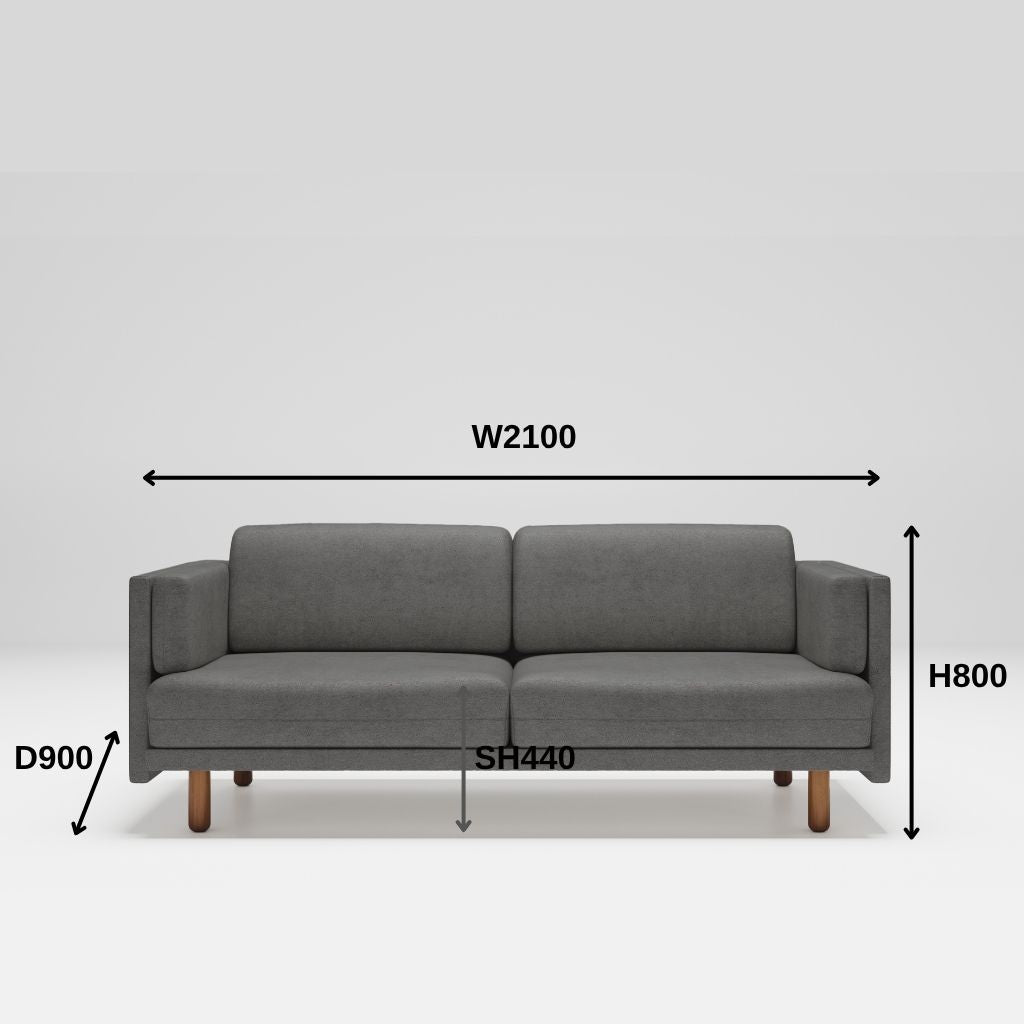 Personal Sofa 3Seats Dark Gray / パーソナルソファ トリプル ダークグレー