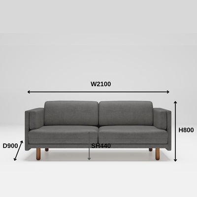 Personal Sofa 3Seats Dark Gray / パーソナルソファ トリプル ダークグレー
