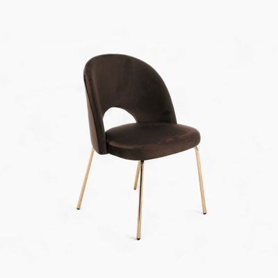 Petal Dining Chair (Gold Frame) Brown / ペタルダイニングチェア（ゴールドフレーム） ブラウン色