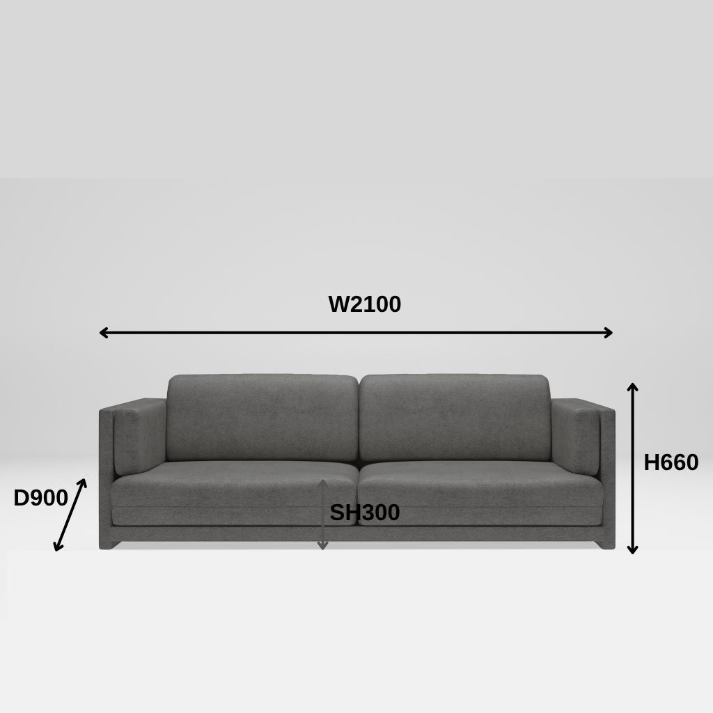 Personal Sofa 3Seats Dark Gray / パーソナルソファ トリプル ダークグレー