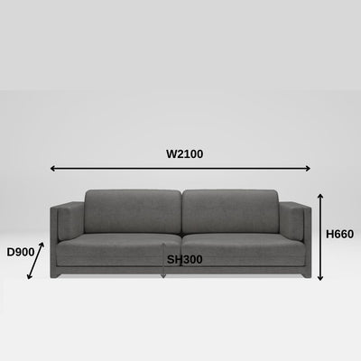 Personal Sofa 3Seats Dark Gray / パーソナルソファ トリプル ダークグレー
