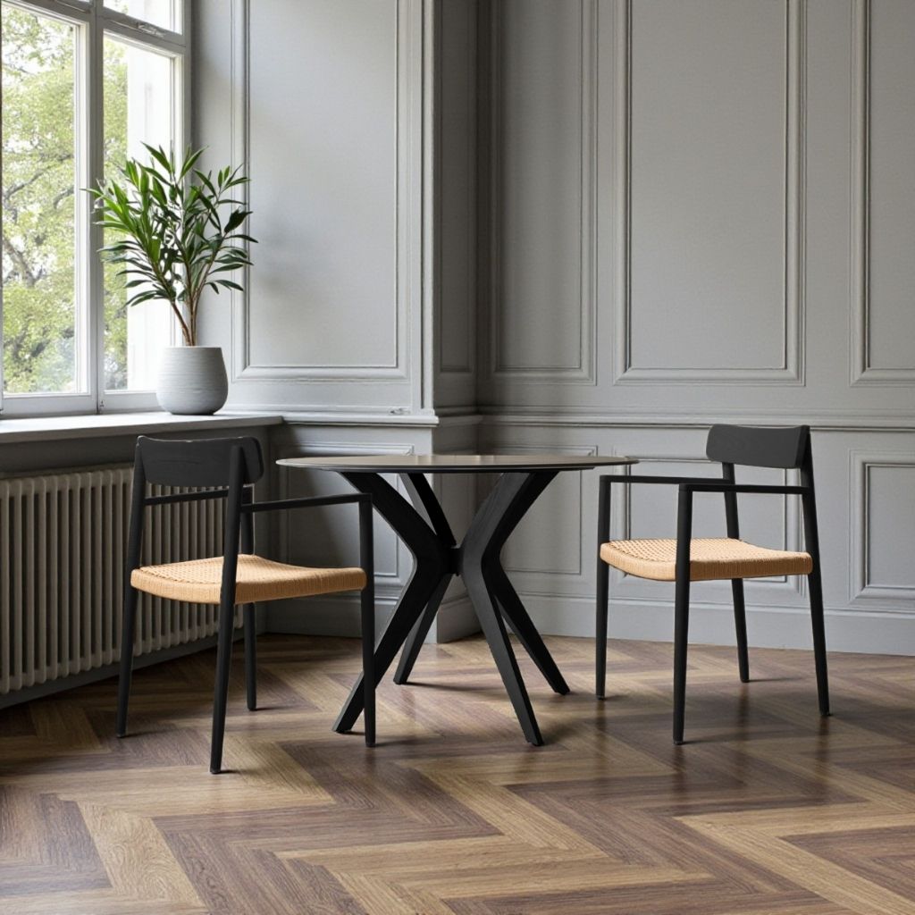 Kantan Carver Chair Paper Code Black KEBE / カンタンカーバーチェア ペーパーコード ブラック ケベ