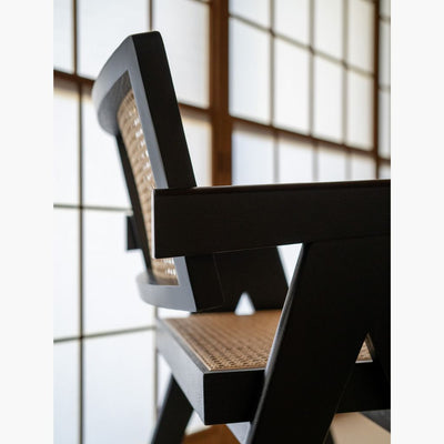 【Outlet】V-leg Office Chair PH28 Black / 【アウトレット】Vレッグオフィスチェア ブラック ピエール・ジャンヌレ