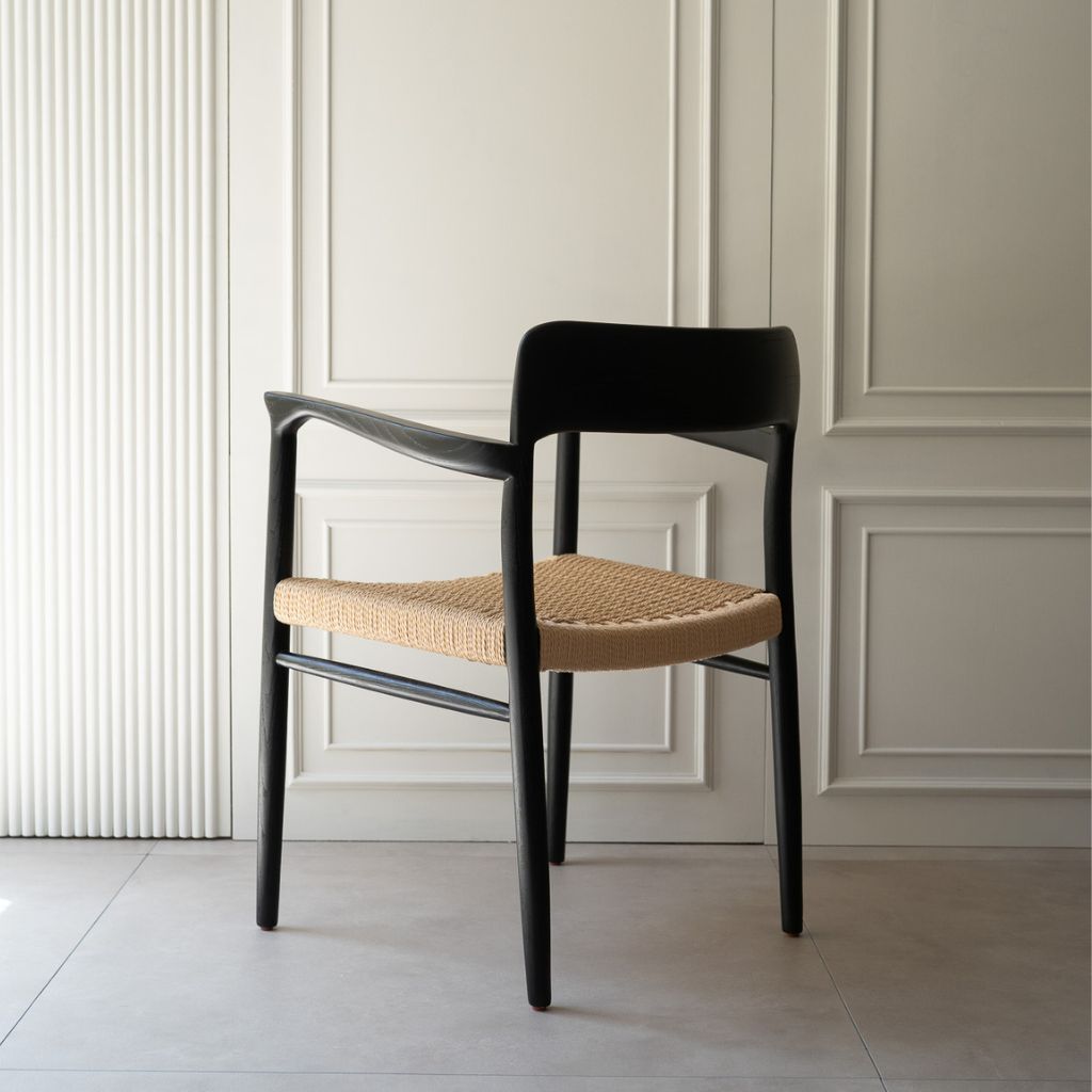 56 Arm Chair Paper Code Black / 56アームチェア ぺーパーコード仕様