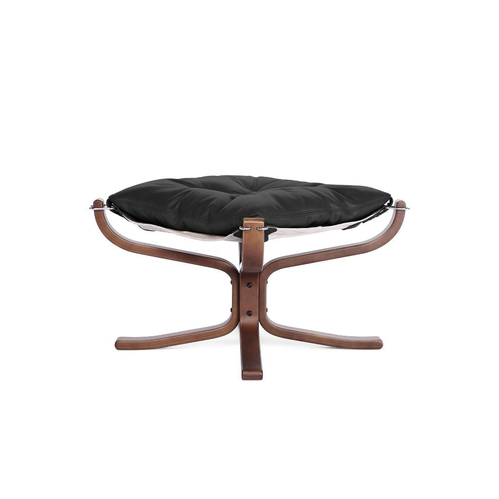 ファルコンチェア & オットマン Falcon Chair Wood Frame Ottoman Oil-Leather / ファルコン