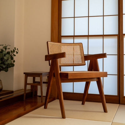 【Outlet】V-leg Office Chair  PH28 Teak /【アウトレット】 Vレッグオフィスチェア チーク  ピエール・ジャンヌレ