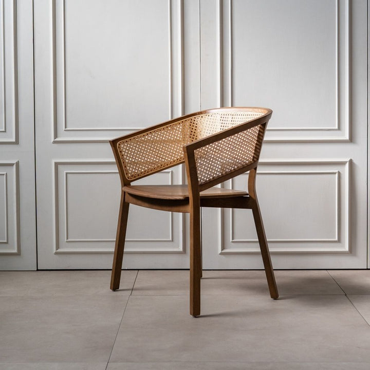 Bucket Rattan Chair Brown / バケットラタンチェア ブラウン – KuHoN