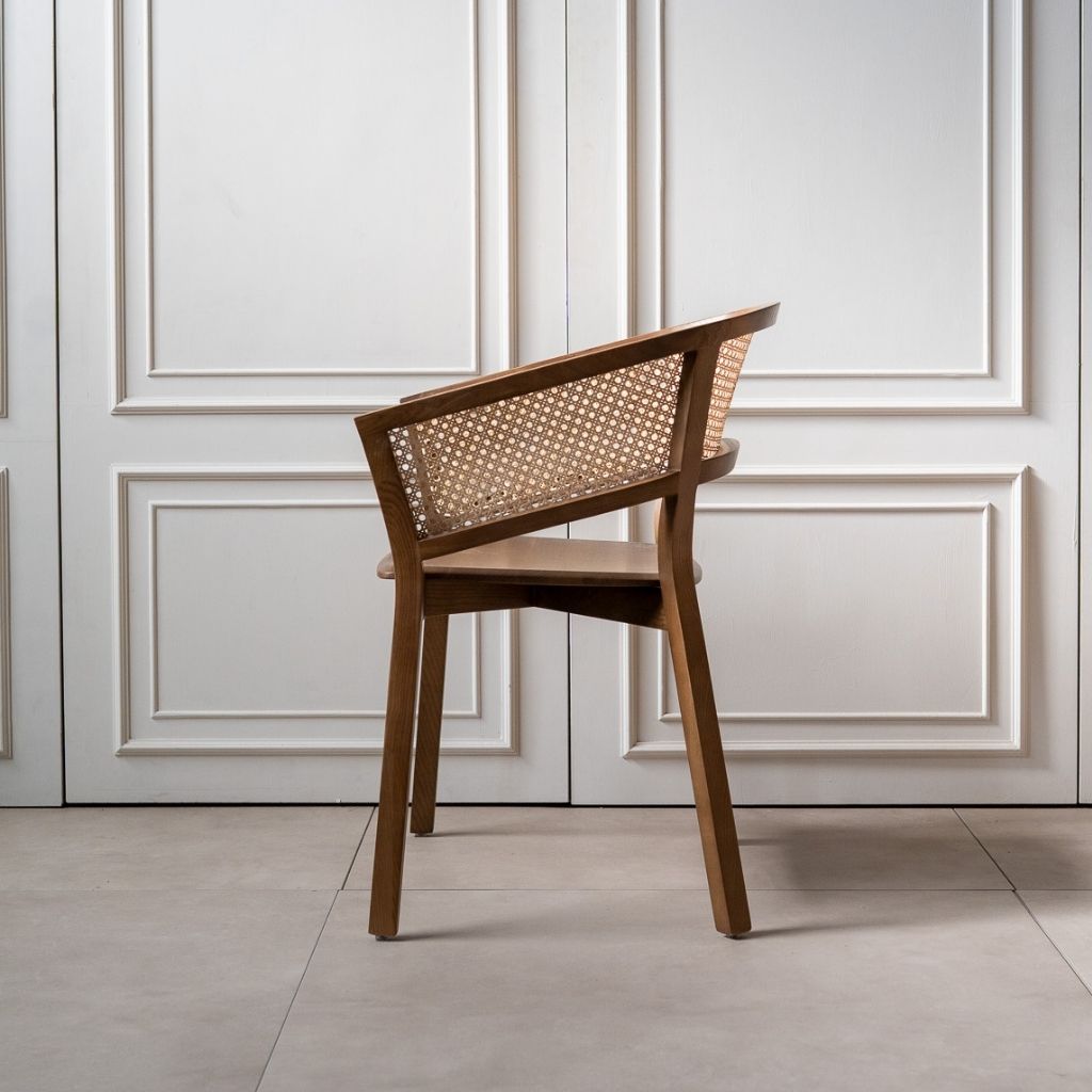 ラタンチェア　ブラウン Bucket Rattan Chair Brown / バケットラタンチェア ブラウン – KuHoN