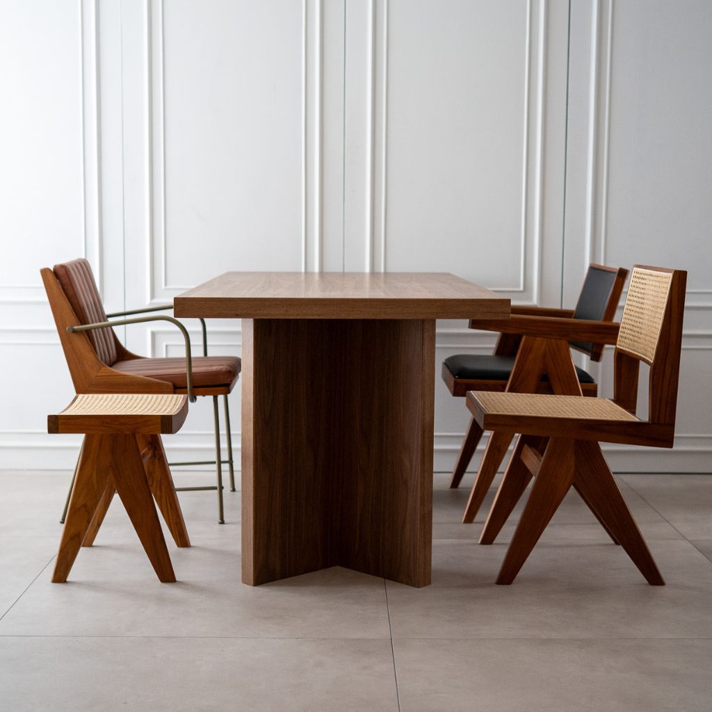 Armless Dining Chair PH25 Teak / アームレスダイニングチェア