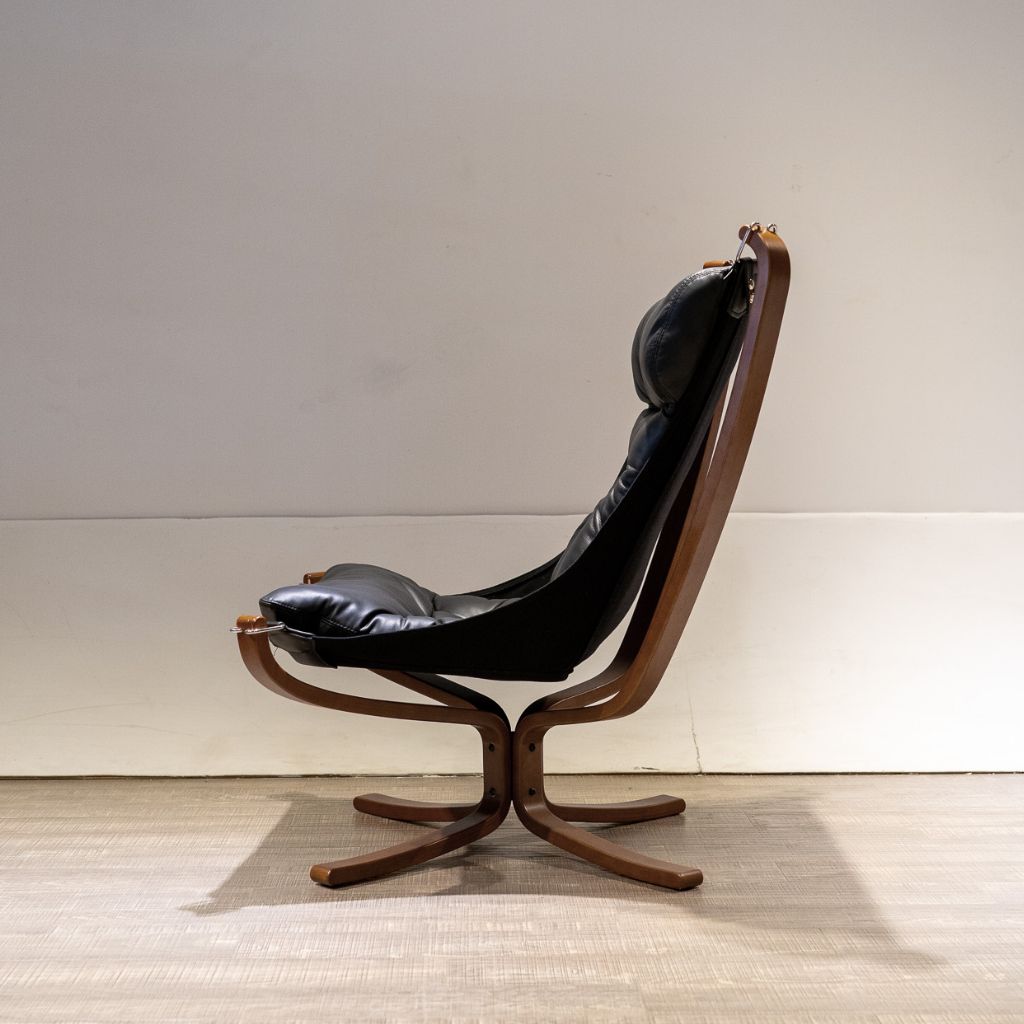 Falcon Chair Wood Frame Black / ファルコンチェア ウッドフレーム ブラック シガード・レッセル