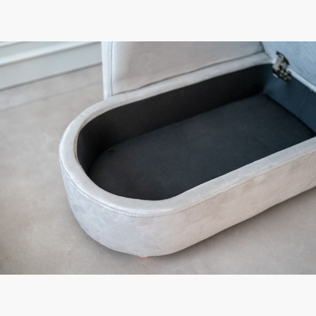 Mini Lounge Bench Mini Lounge Chair MOA Light Gray / ミニラウンジチェア モア ライトグレー ペットソファ – KuHoN
