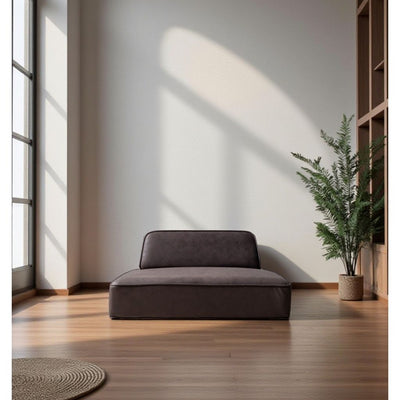 Grida Sofa Low Brown - Back Unit / グリーダソファ ロー 脚なし ブラウン - 背もたれ付き