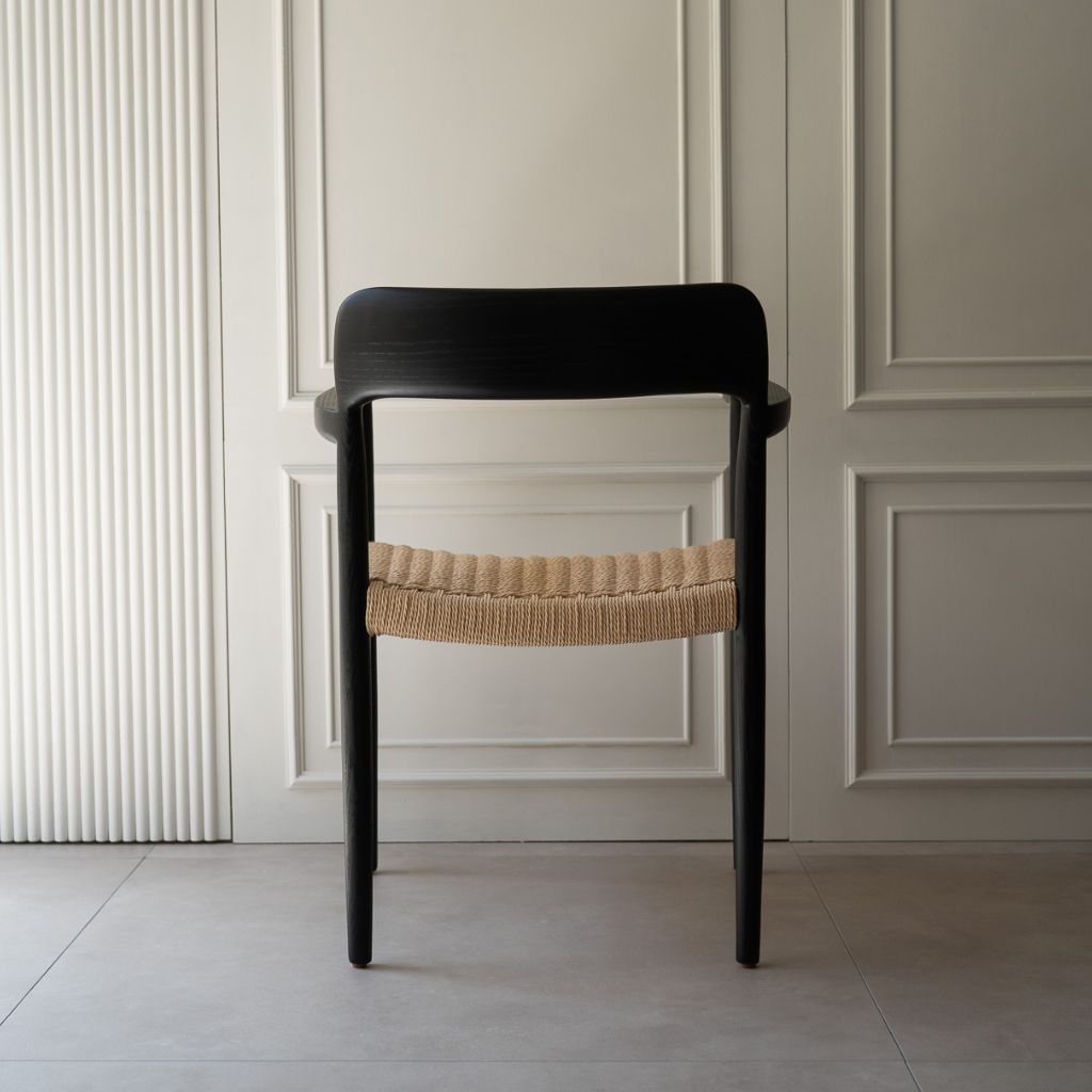 56 Arm Chair Paper Code Black / 56アームチェア ぺーパーコード仕様