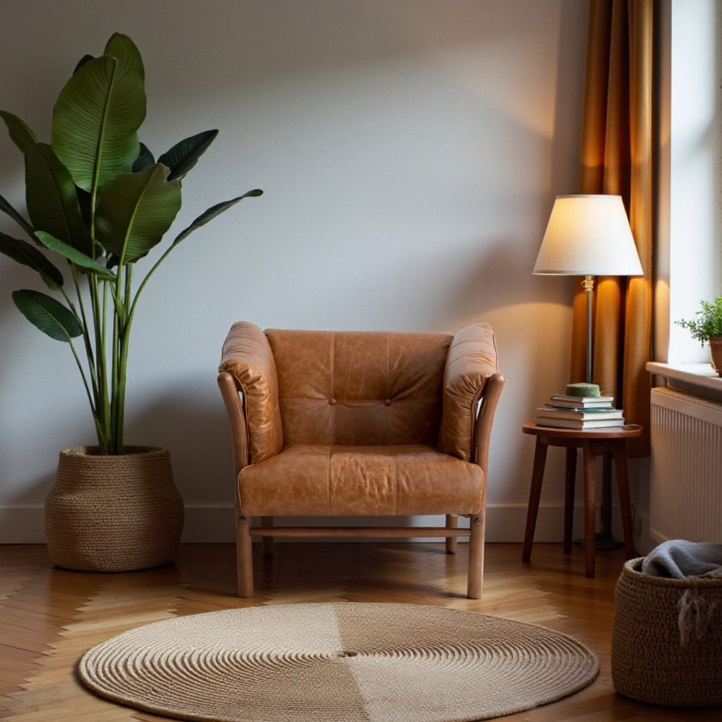 Ilona Armchair Type-A Oil-leather / イローナアームチェア タイプA