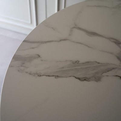Marble Round Table White / マーブルラウンドテーブル ホワイト