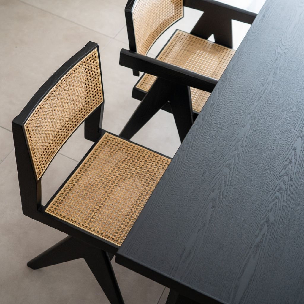 【超目玉】 Vleg Table KuHoN – ブラック テーブル Vレッグ / Black Sculpture / Object