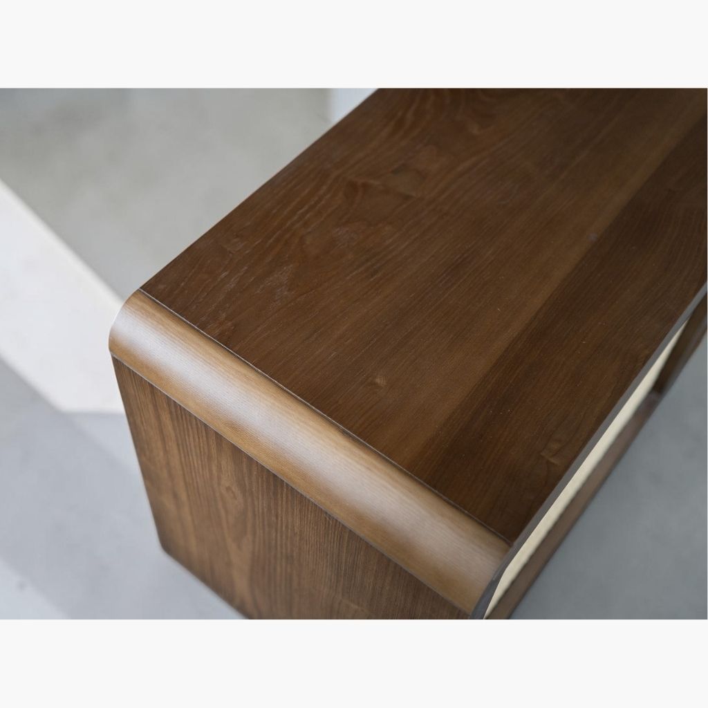 Rattan Cabinet Slide Door Brown / ラタンキャビネット 引き戸仕様