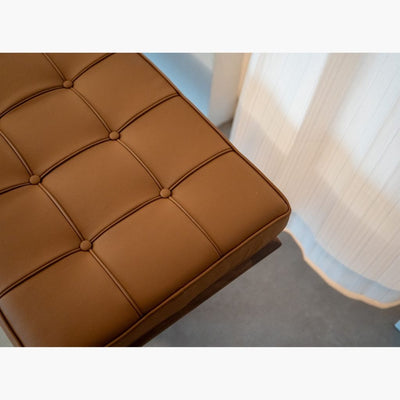 【Outlet】Barcelona Bench 3seats L-size Brown / 【アウトレット】バルセロナベンチ Lサイズ ブラウン ミース・ファン・デル・ローエ