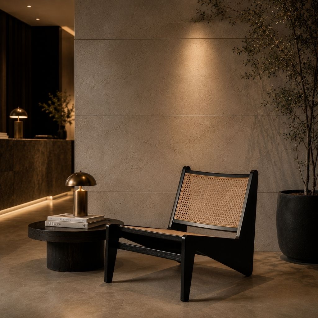 Armless Lounge Chair PH59 Black / アームレスラウンジチェア