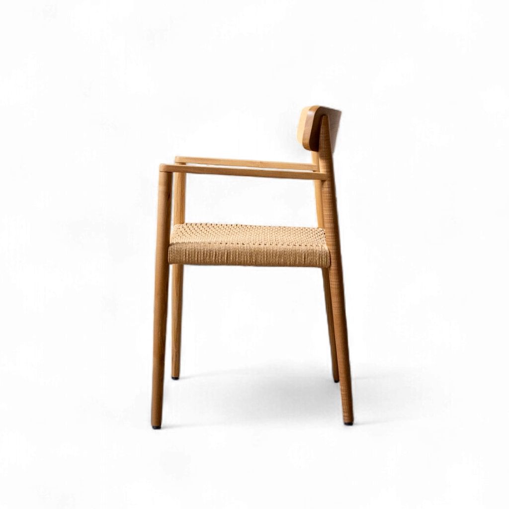 詳細不明　アンティーク　ヴィンテージ　カントリー　ペーパーコード　チェア Kantan Carver Chair Paper Code Natural KEBE / カンタンカー
