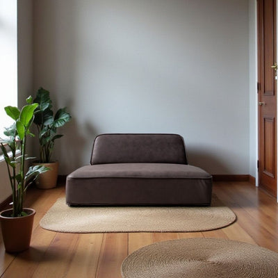 Grida Sofa Low Brown - Back Unit / グリーダソファ ロー 脚なし ブラウン - 背もたれ付き