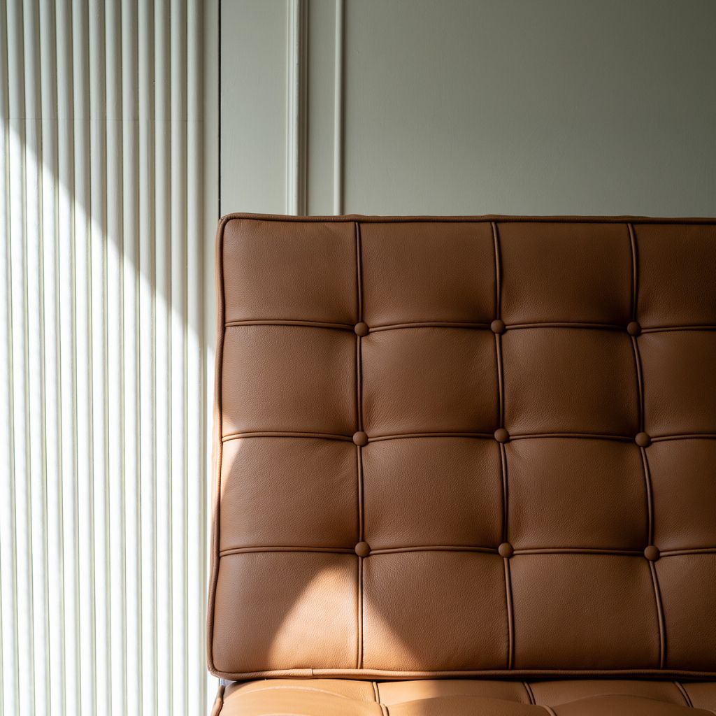 BARCELONA CHAIR 1 SEAT Leather Brown / バルセロナチェア BARCELONA CHAIR 1 SEAT Leather Brown / バルセロナチェア