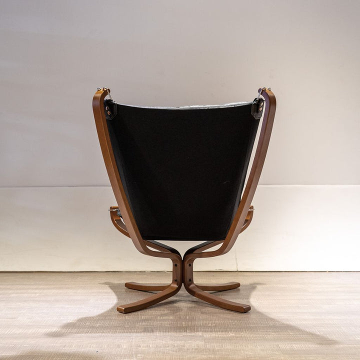 Falcon Chair Wood Frame Black / ファルコンチェア ウッドフレーム ブラック シガード・レッセル – KuHoN