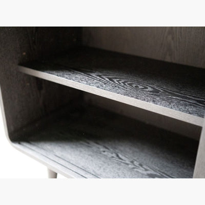 Rattan Cabinet Slide Door Black / ラタンキャビネット 引き戸仕様 ブラック