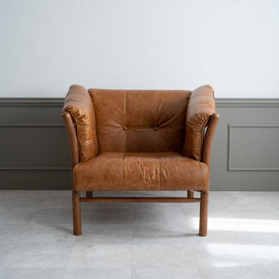 Ilona Armchair Type-A Oil-leather / イローナアームチェア タイプA オイルレザー アルネ・ノレル