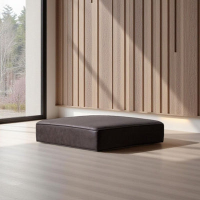 Grida Sofa Low Brown - Flat Unit / グリーダソファ ロー 脚なし ブラウン - 背もたれなし