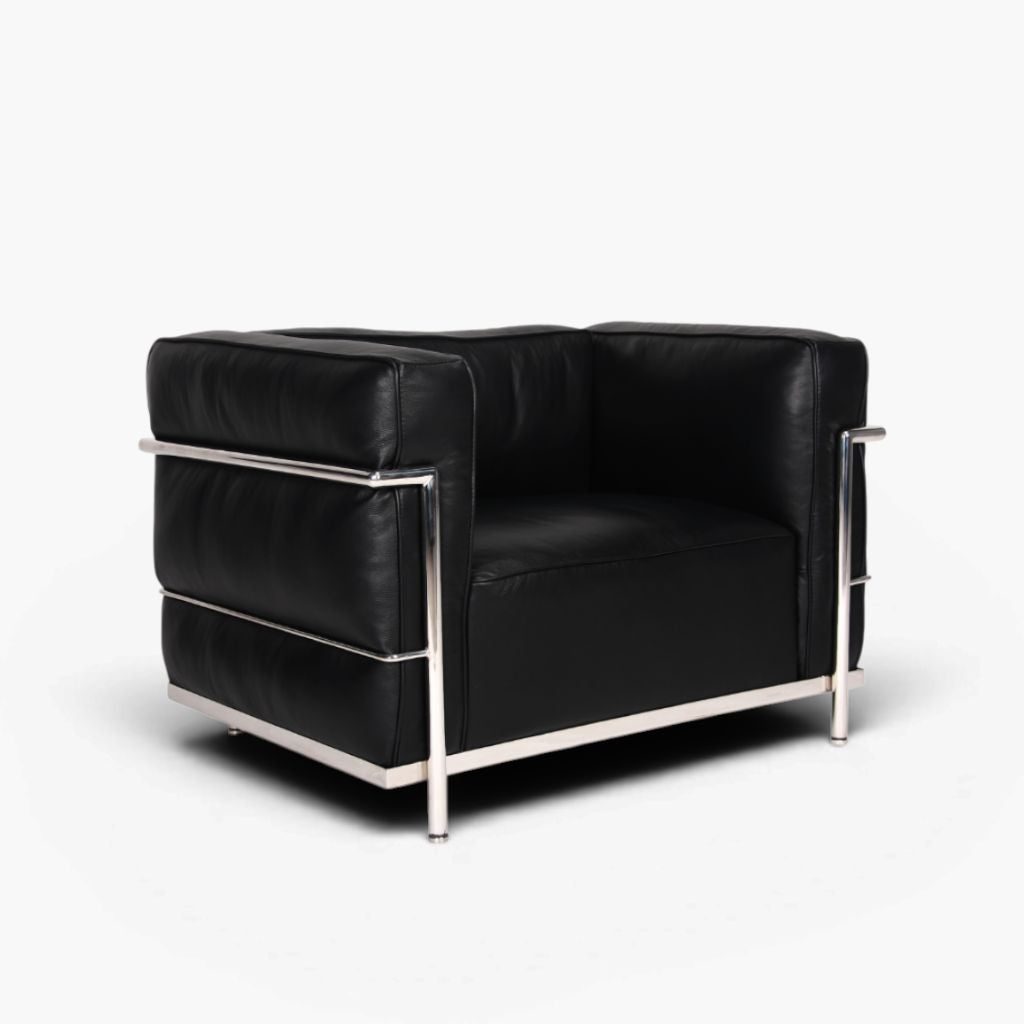 LC3 1Seat Sofa Black / LC3シングルソファ ブラック色 ル