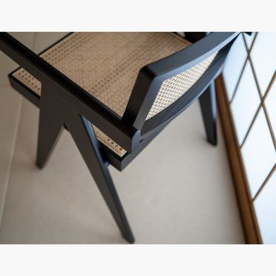 【Outlet】V-leg Office Chair PH28 Black / 【アウトレット】Vレッグオフィスチェア ブラック ピエール・ジャンヌレ