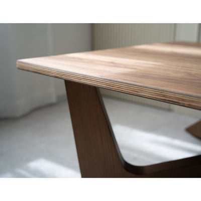 【Outlet】Cross Coffee Table Brown  / 【アウトレット】クロスコーヒーテーブル ブラウン 木製天板
