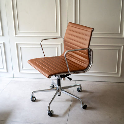 Management Flat Chair Brown/ マネイジメント フラットチェア ブラウン アルミナムチェア